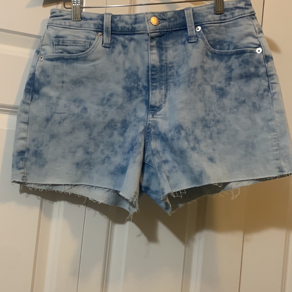 Universal Thread Tie High Rise Midi Shorts - Picture 3 of 4